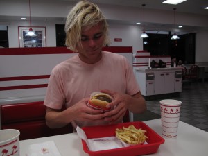 img_4528 Cwach on our second trip to In-N-Out