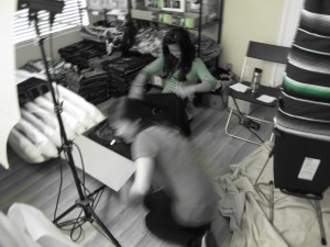THe girls getting busy..